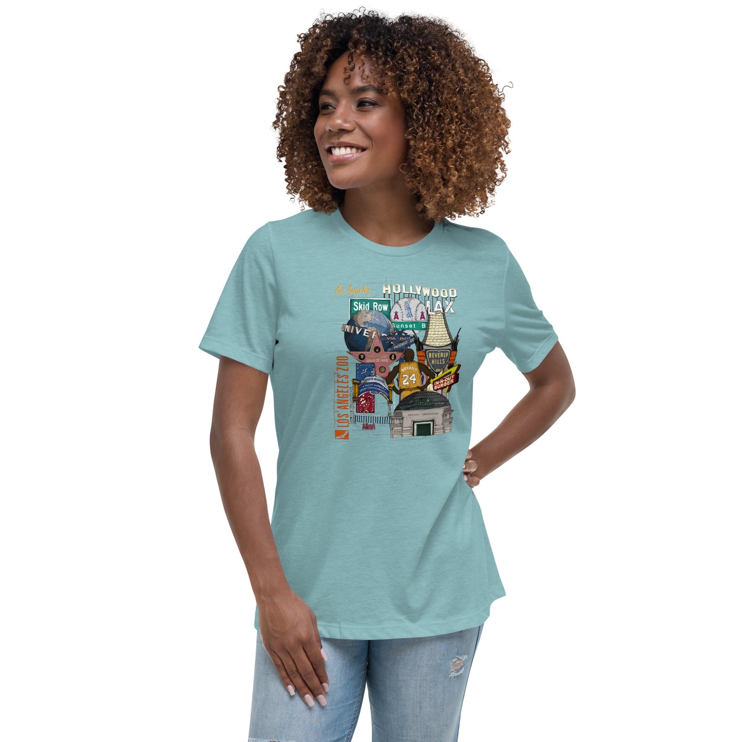 W| Los Angeles Graphic T Shirt