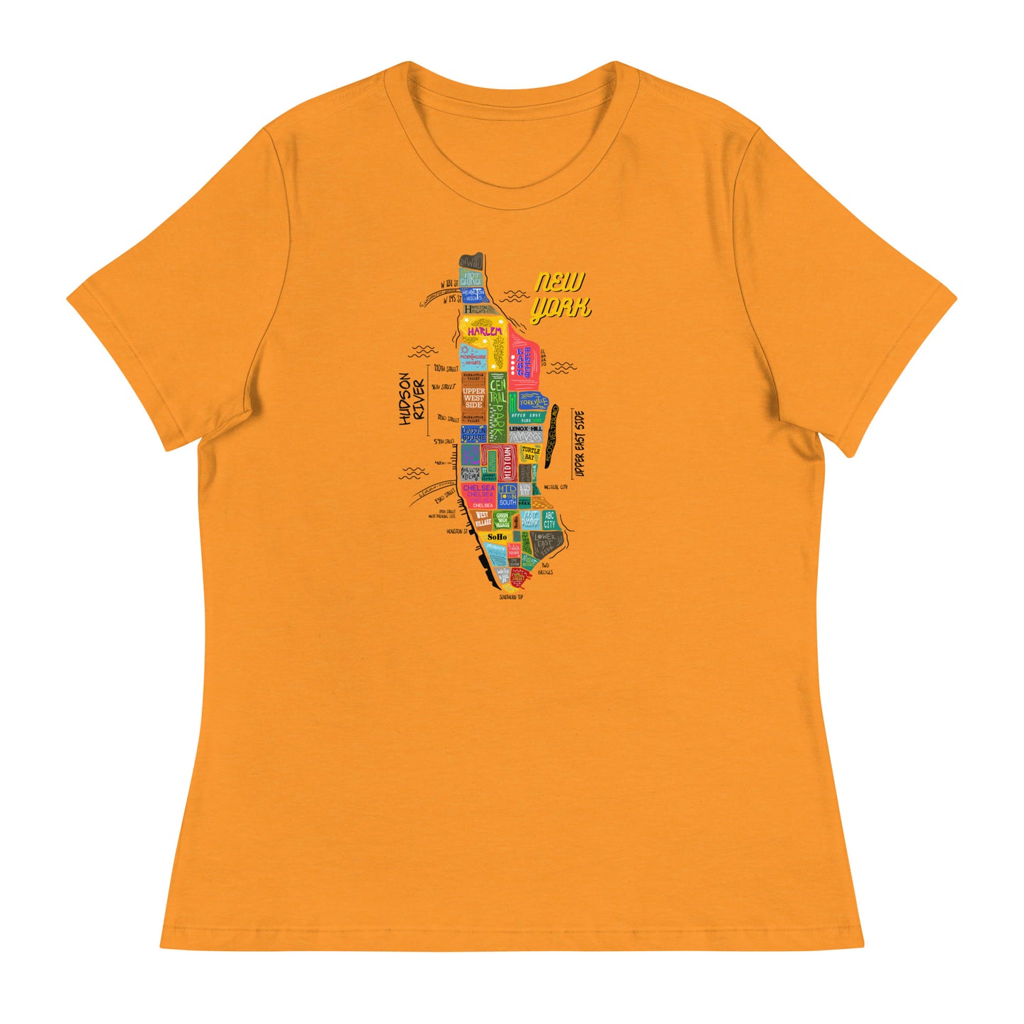 W| NYC Map T-Shirt