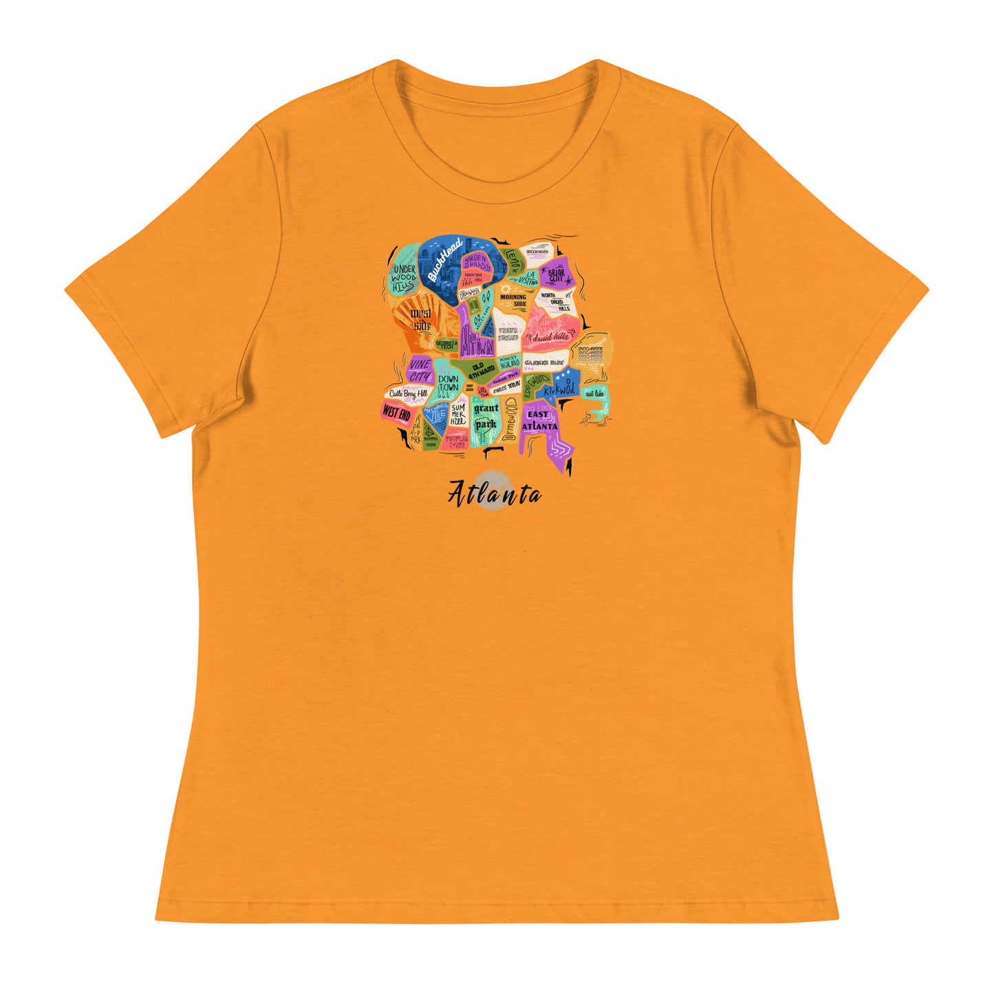 W| ATL Map T-shirt
