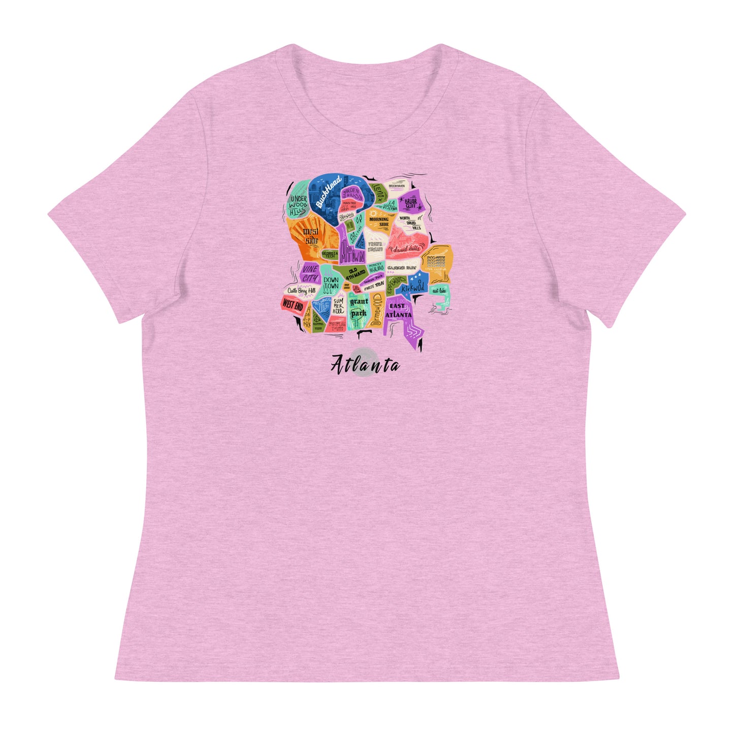 W| ATL Map T-shirt