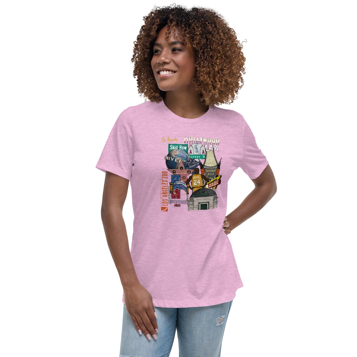 W| Los Angeles Graphic T Shirt