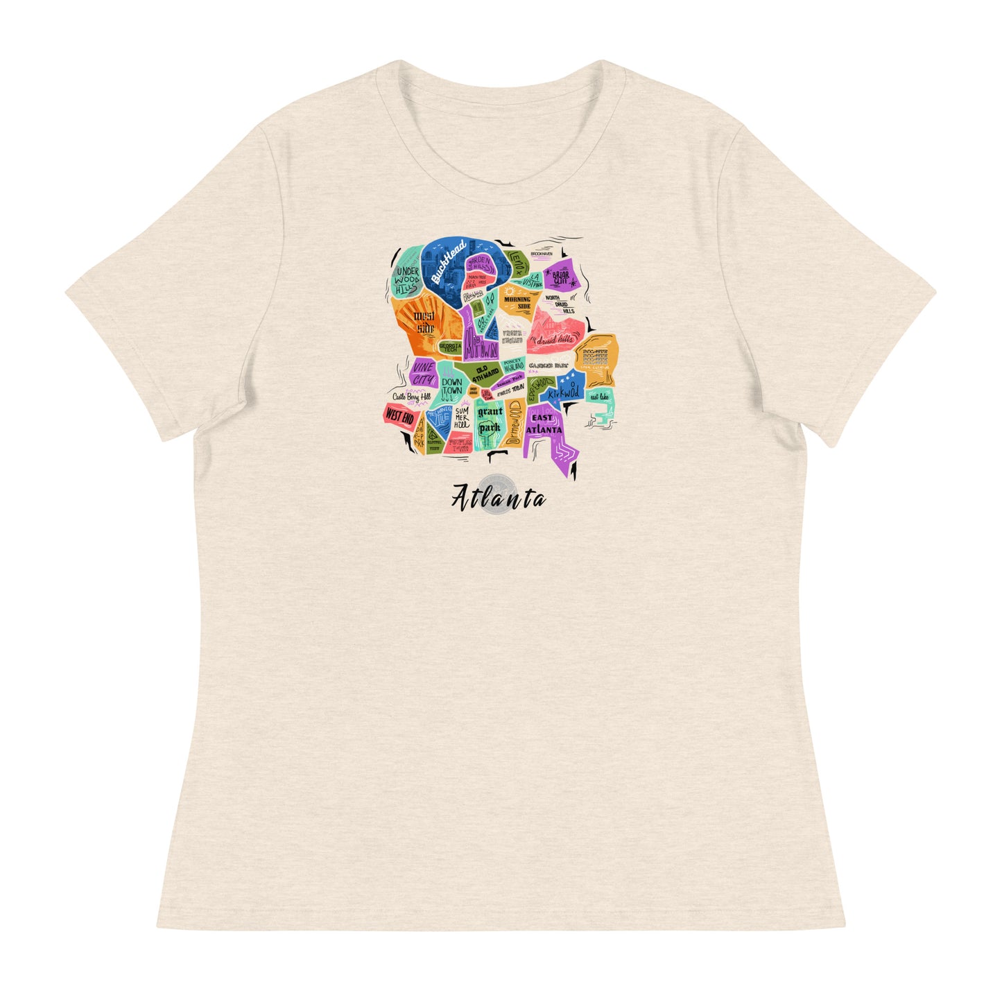 W| ATL Map T-shirt