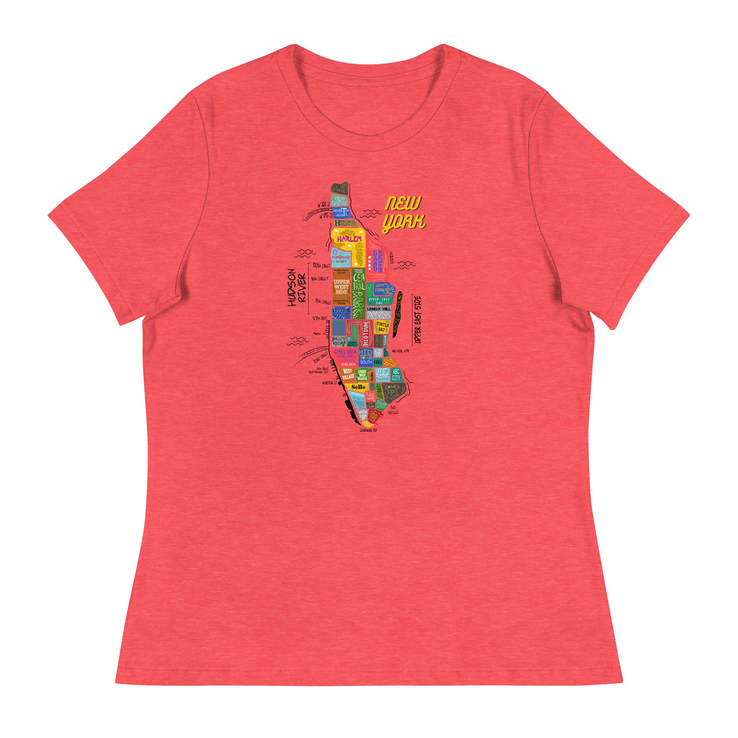 W| NYC Map T-Shirt