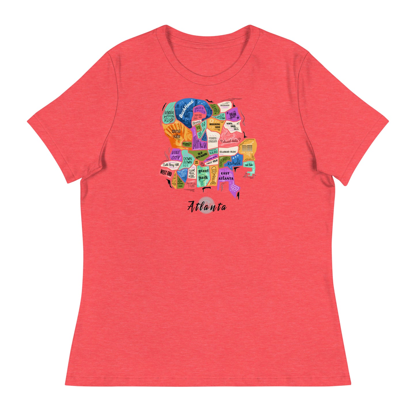 W| ATL Map T-shirt