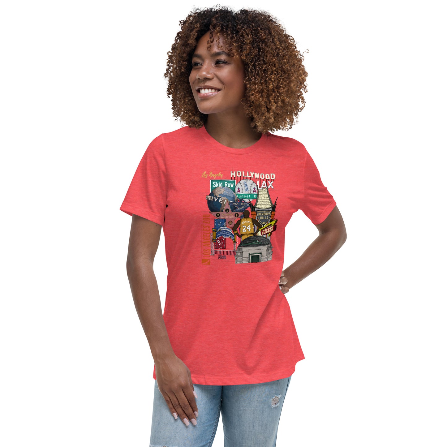 W| Los Angeles Graphic T Shirt