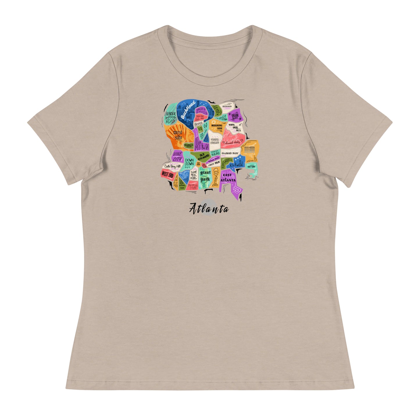 W| ATL Map T-shirt
