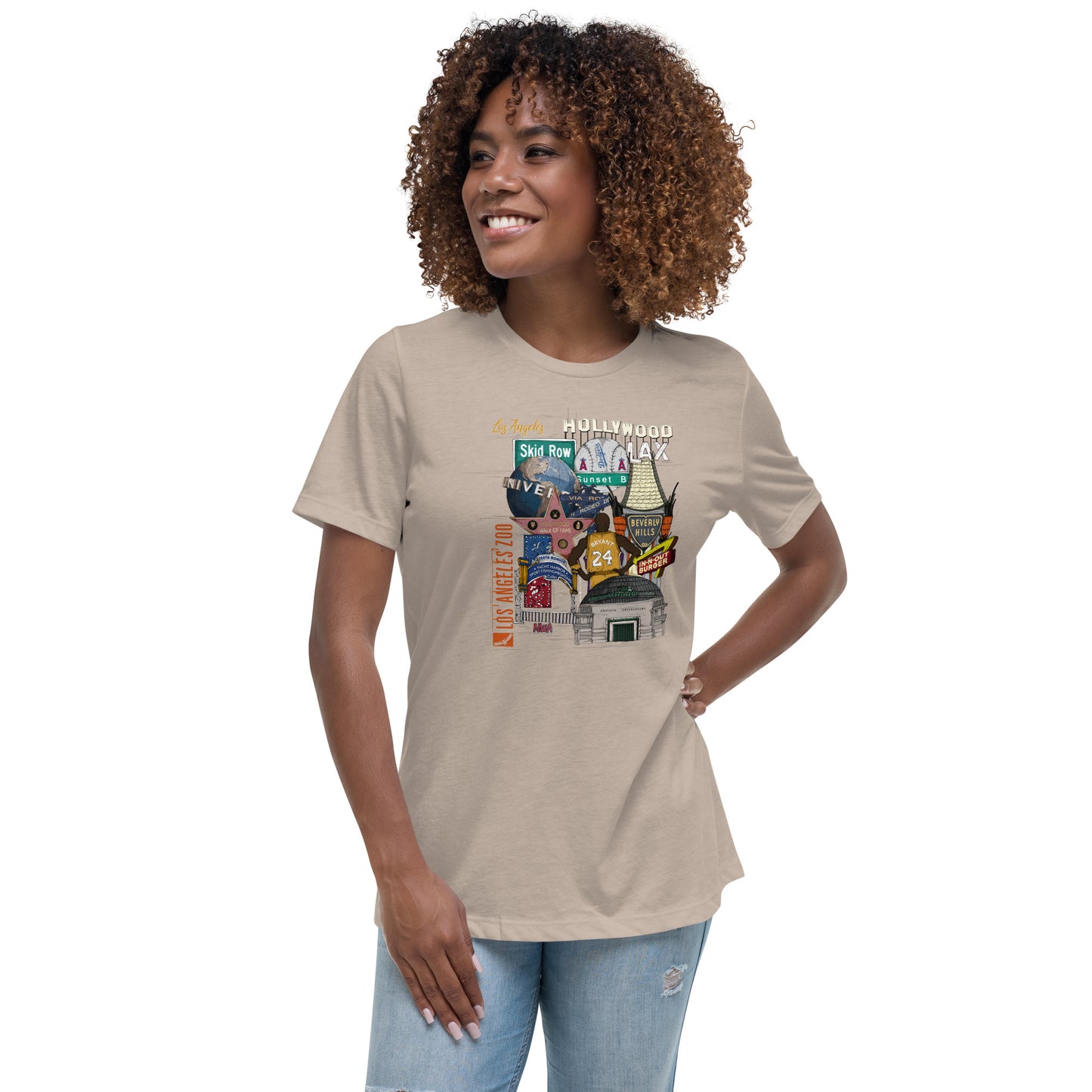 W| Los Angeles Graphic T Shirt