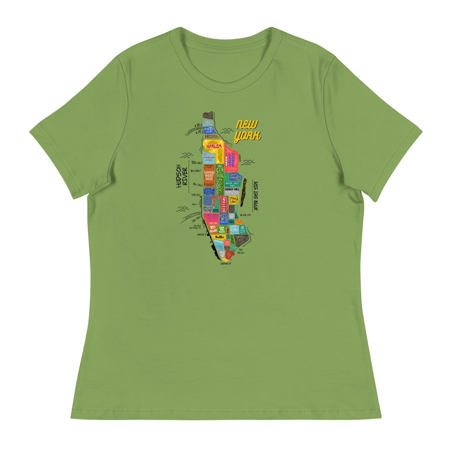 W| NYC Map T-Shirt