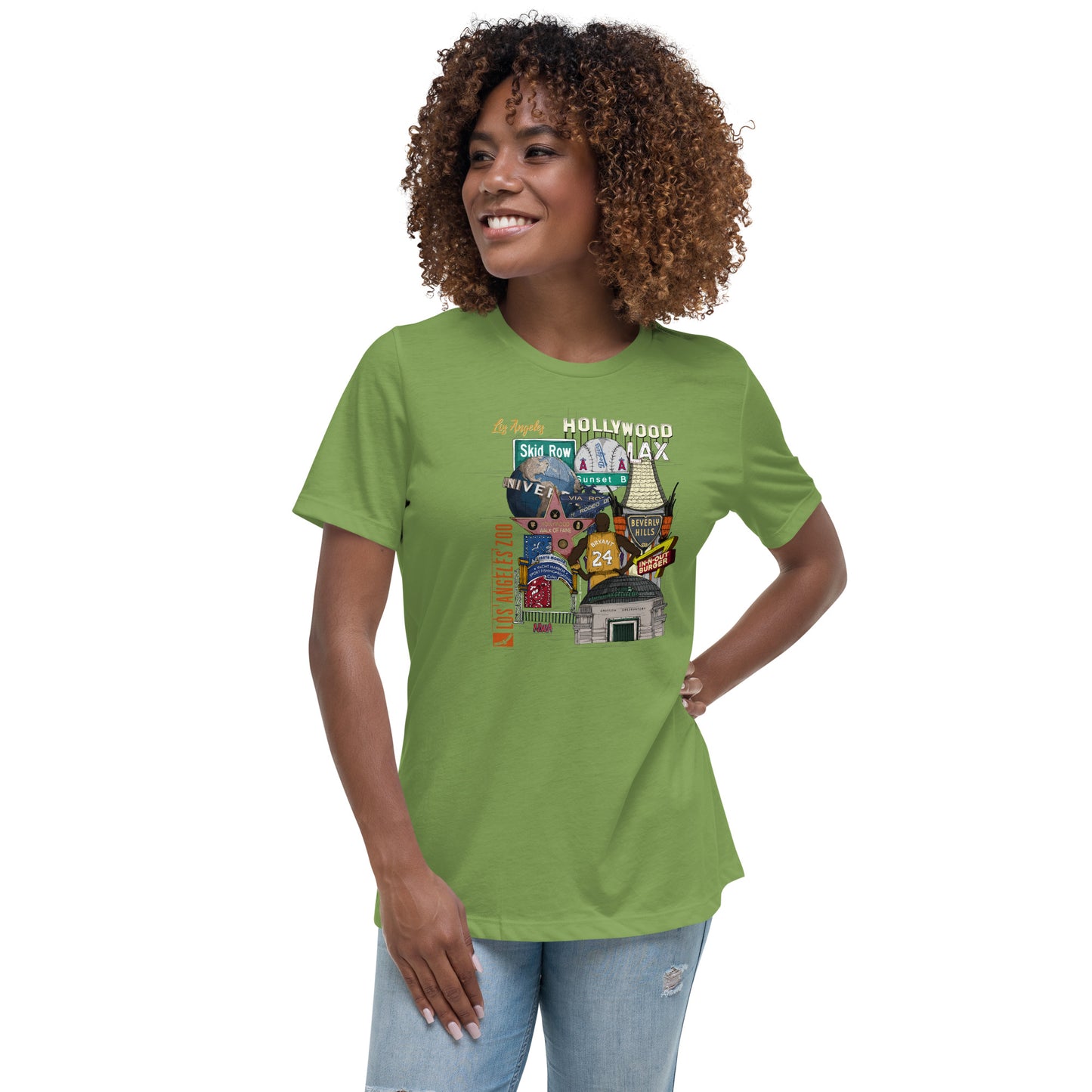 W| Los Angeles Graphic T Shirt
