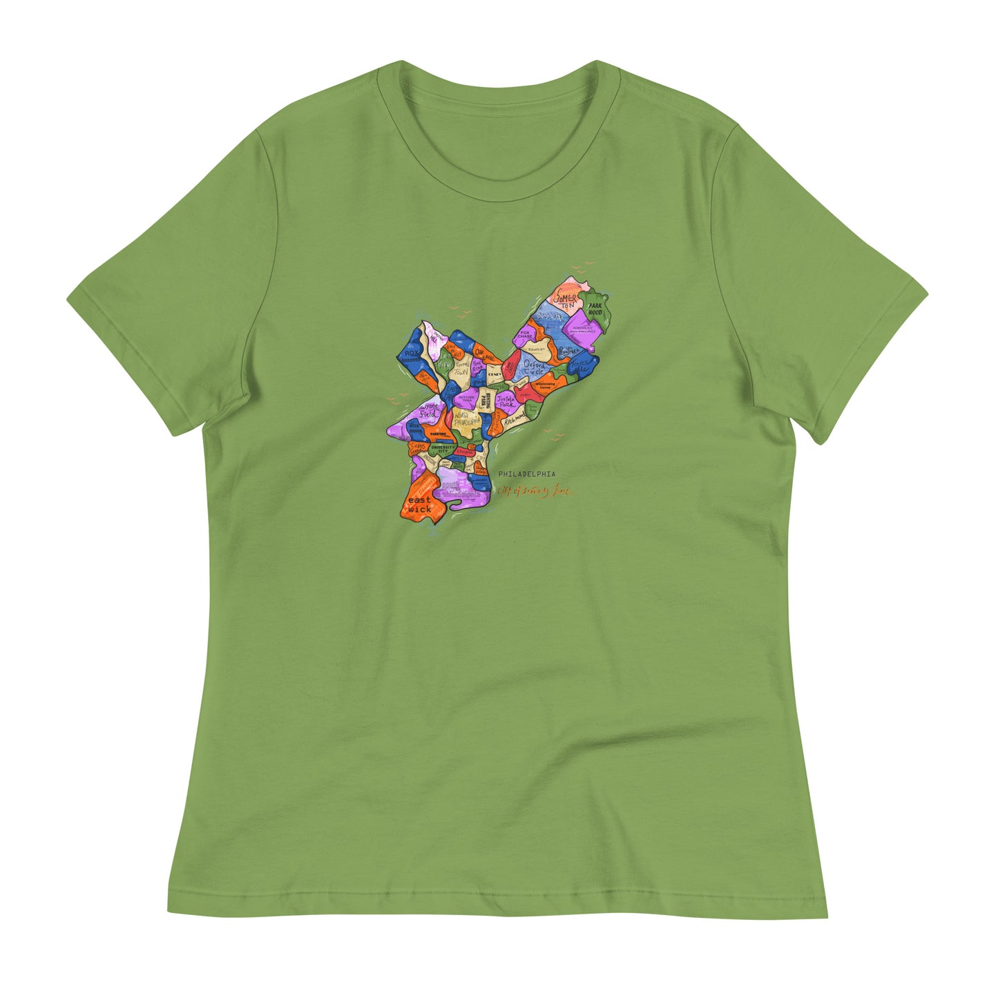 W| Philly Map T shirt