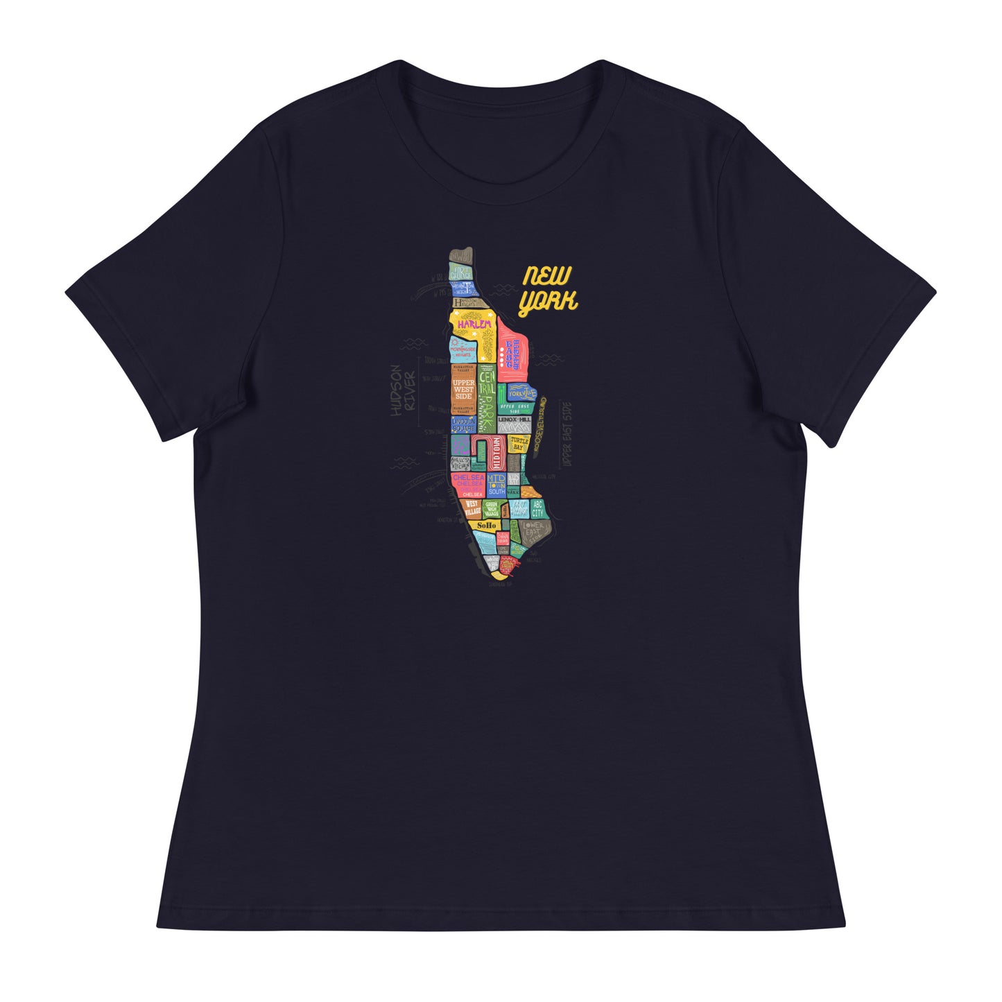 W| NYC Map T-Shirt