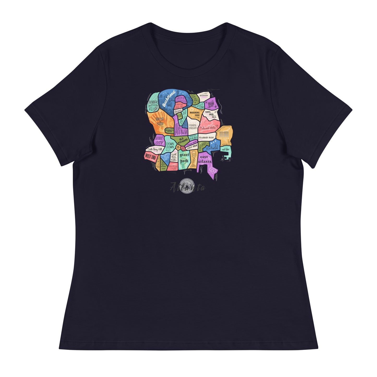 W| ATL Map T-shirt