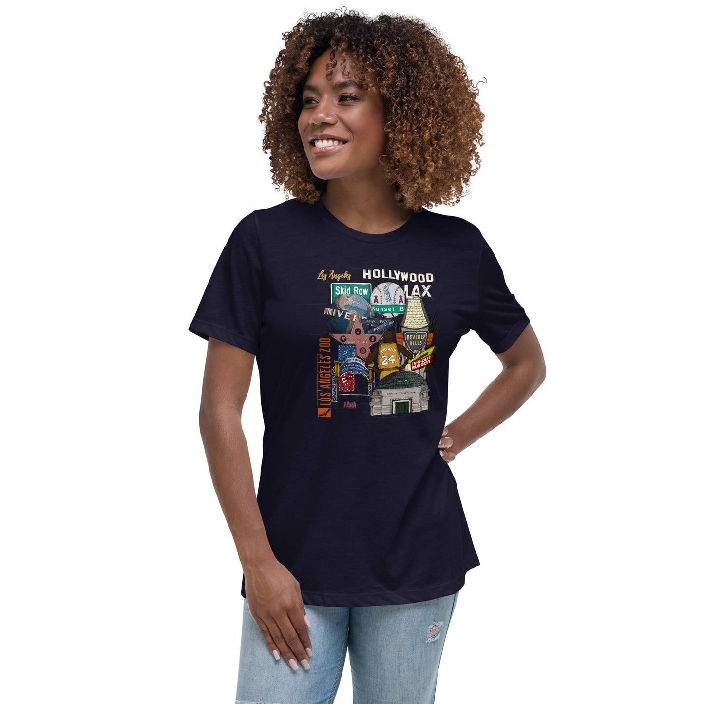 W| Los Angeles Graphic T Shirt