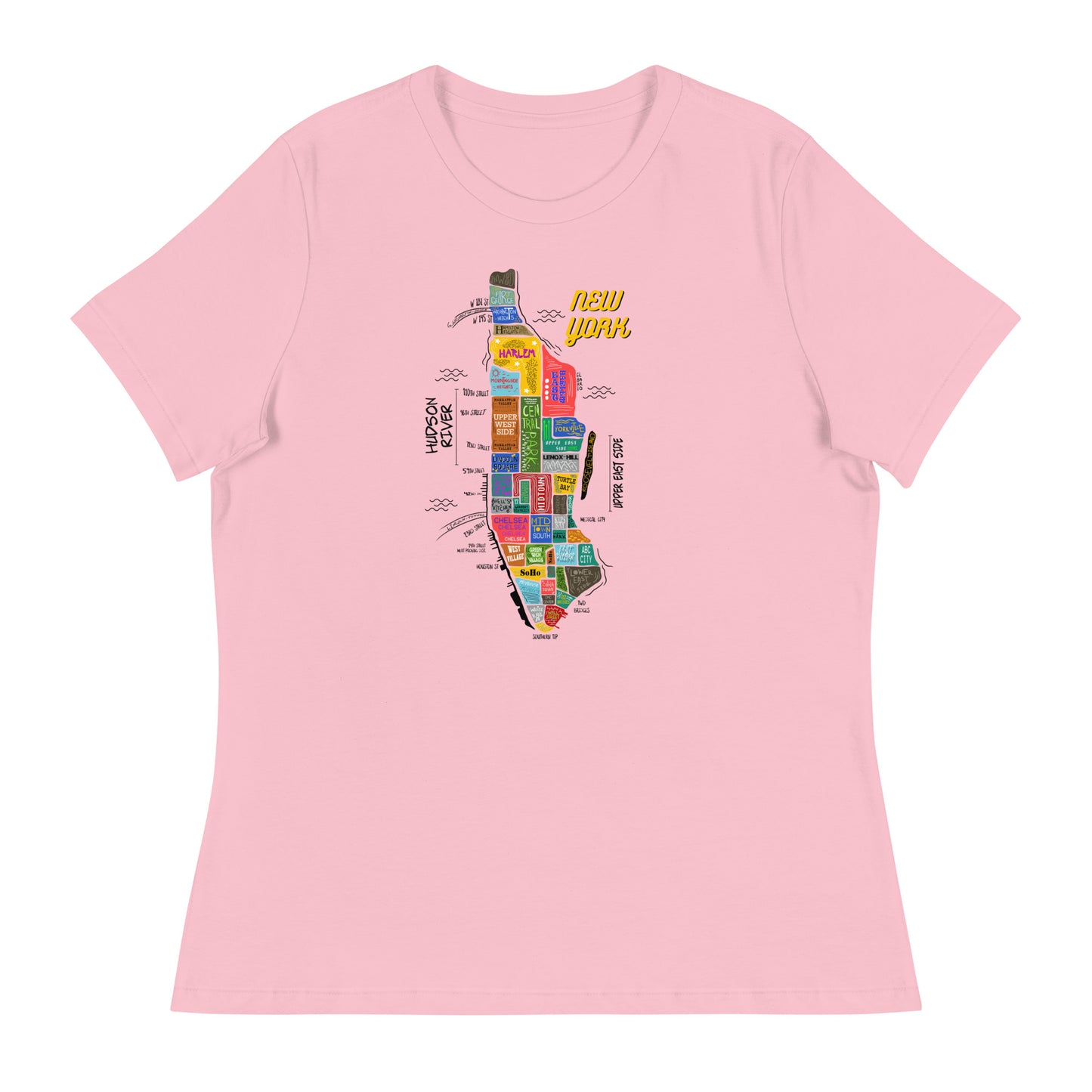 W| NYC Map T-Shirt