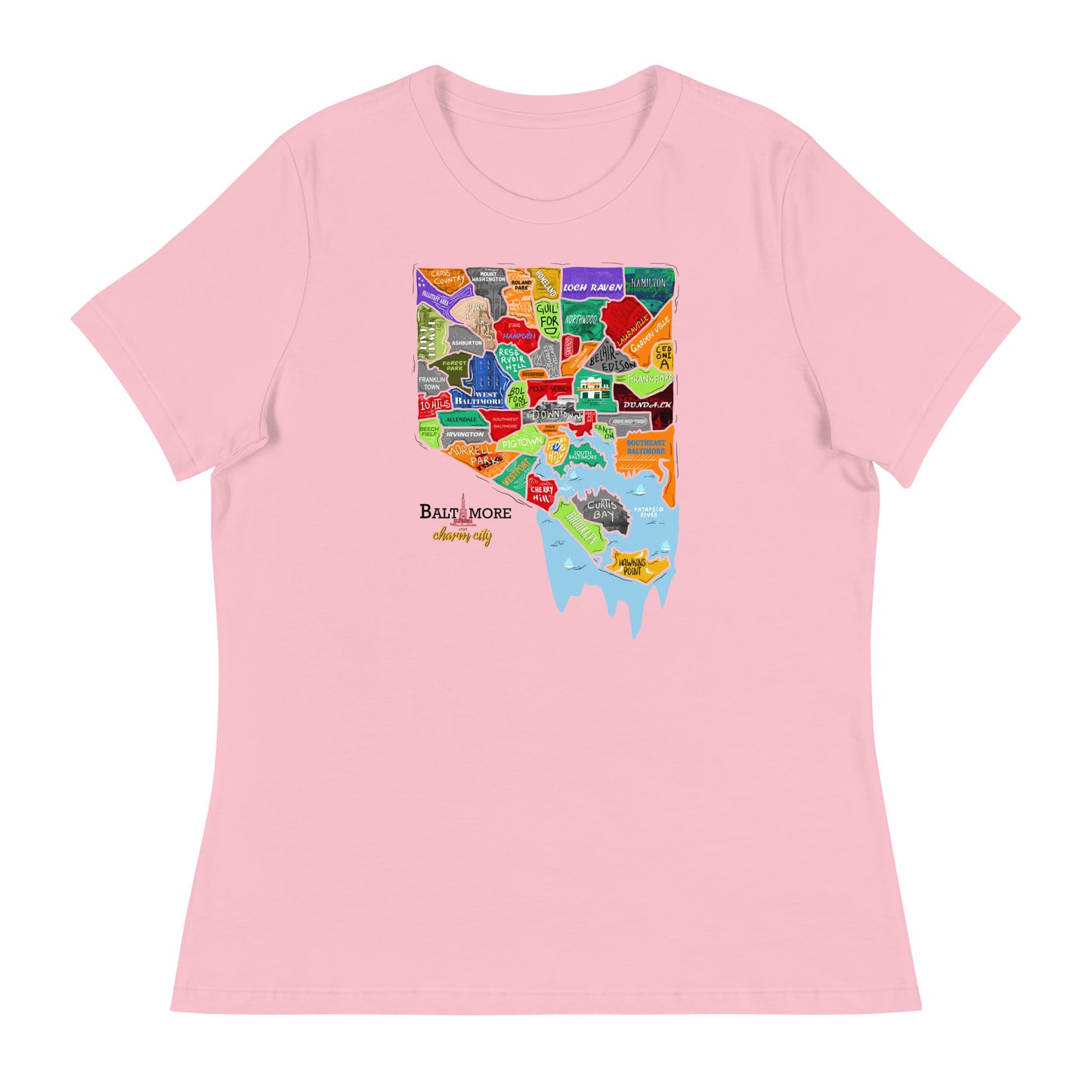 W| Baltimore Map T-Shirt