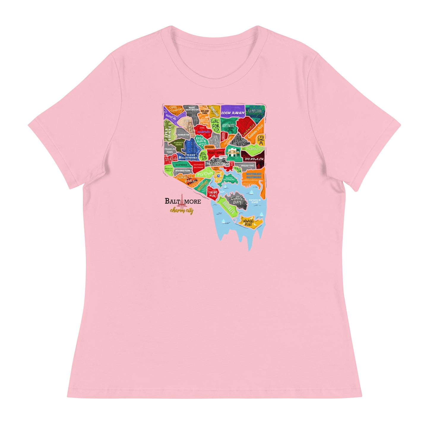 W| Baltimore Map T-Shirt