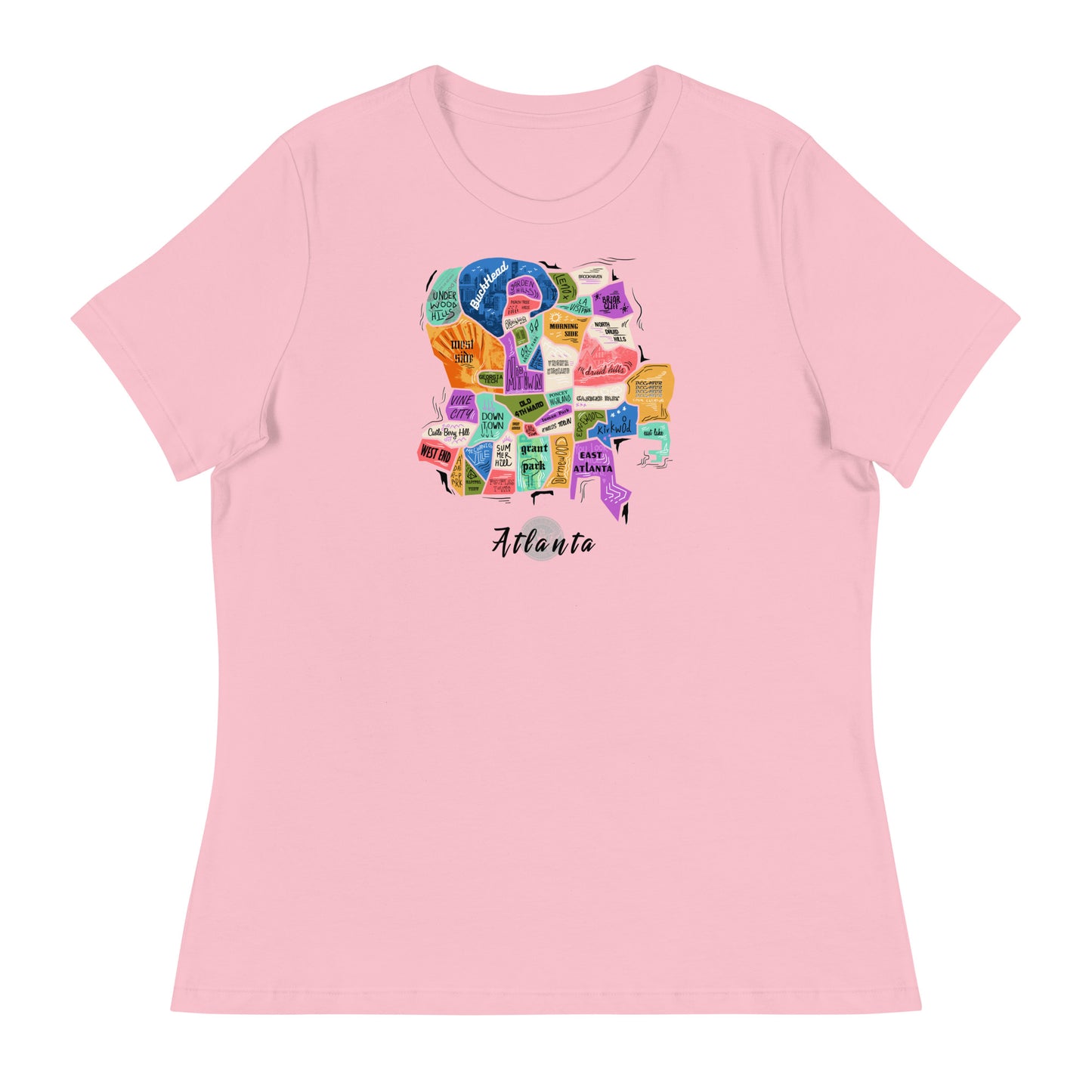 W| ATL Map T-shirt