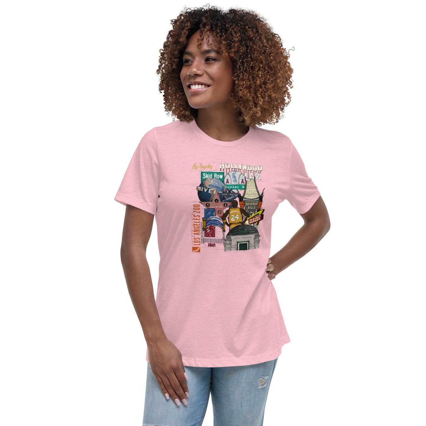 W| Los Angeles Graphic T Shirt