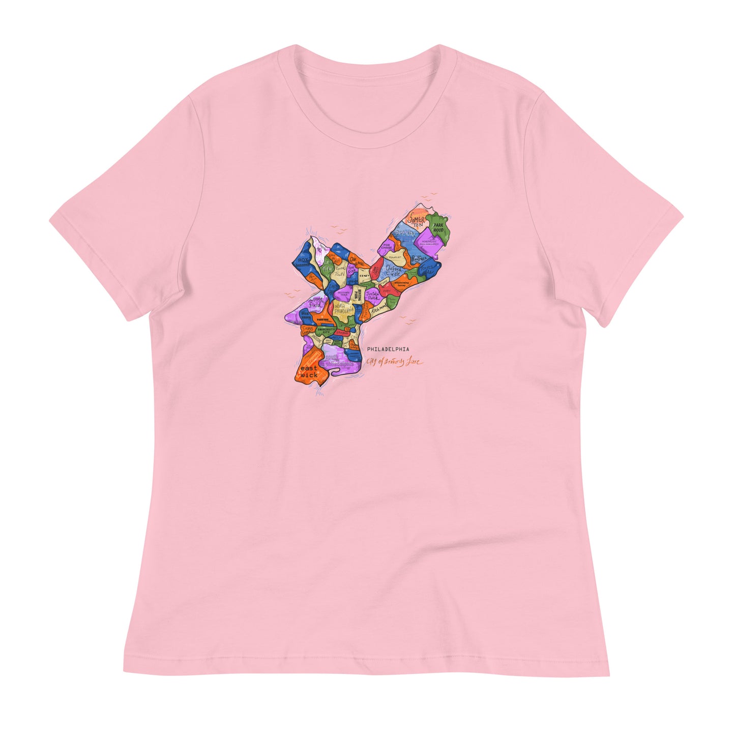 W| Philly Map T shirt