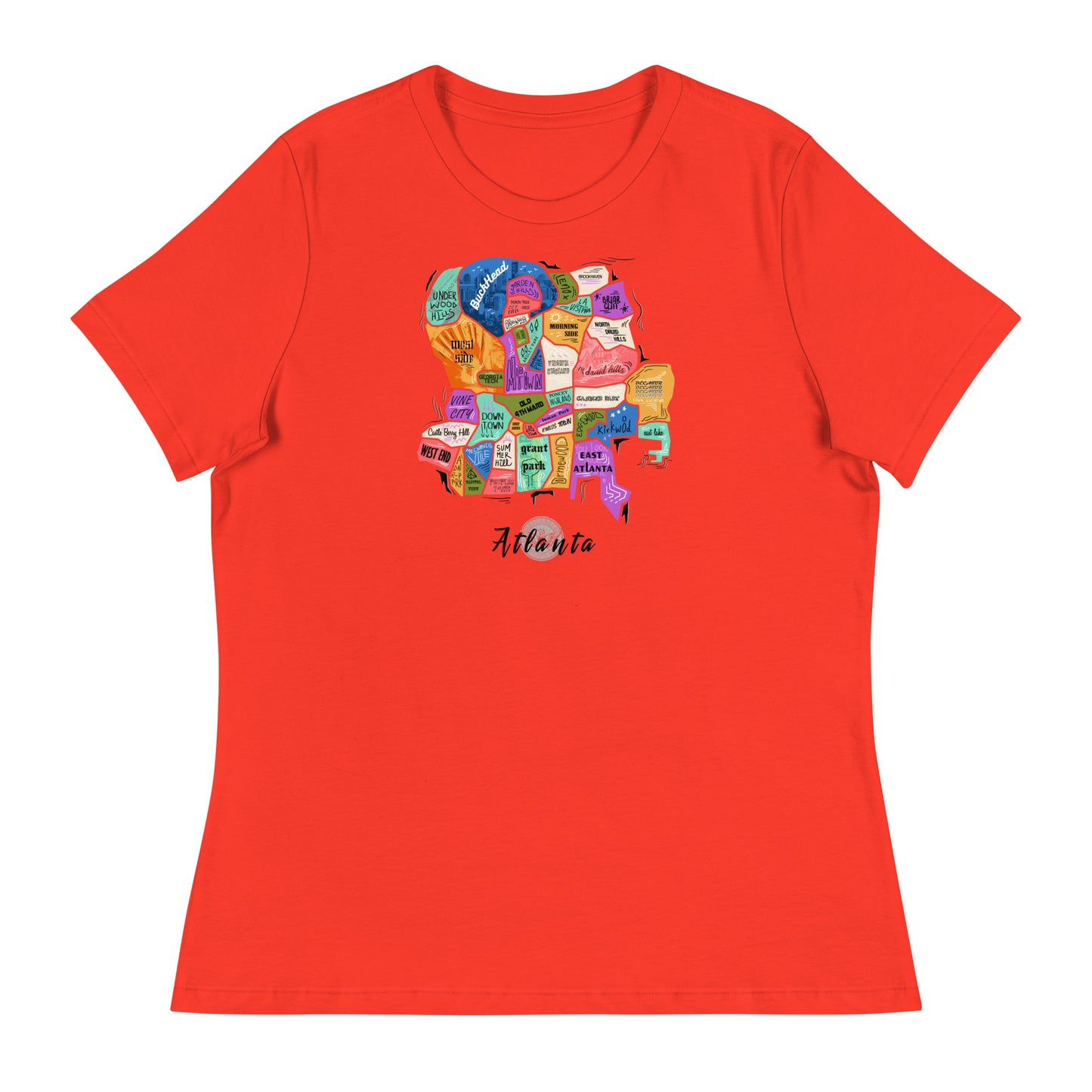 W| ATL Map T-shirt