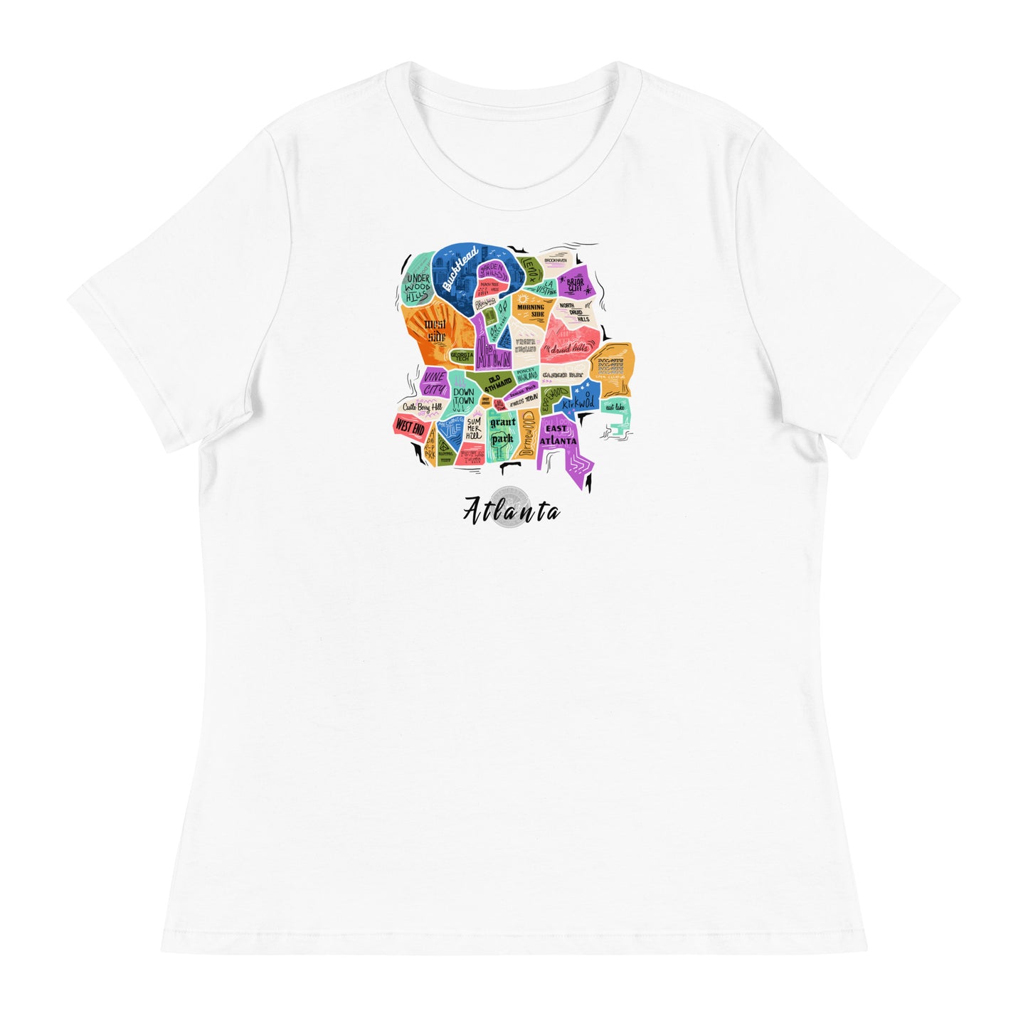 W| ATL Map T-shirt