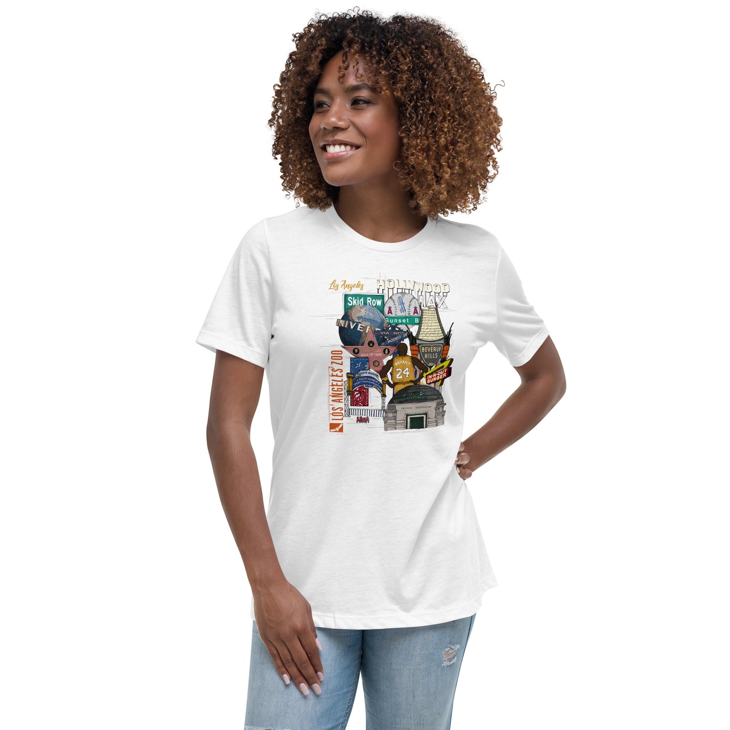 W| Los Angeles Graphic T Shirt
