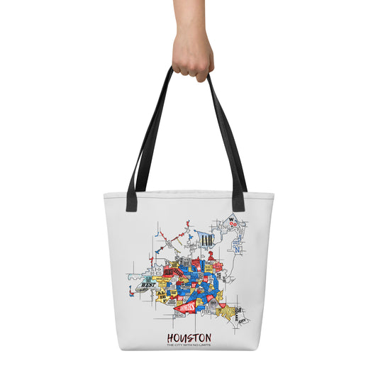 Houston Map Tote bag