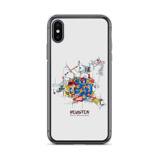 Houston Map iPhone Case