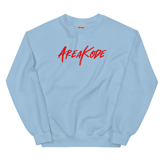 AreaKode - Unisex Crewneck (red)