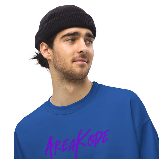 AreaKode - Unisex Crewneck (purple)