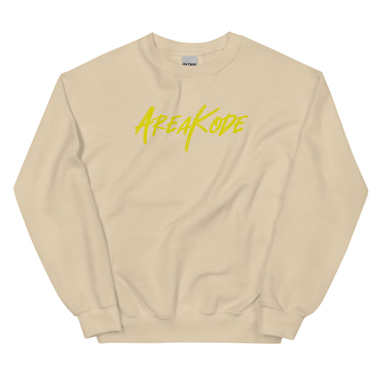 AreaKode - Unisex Crewneck (yellow)