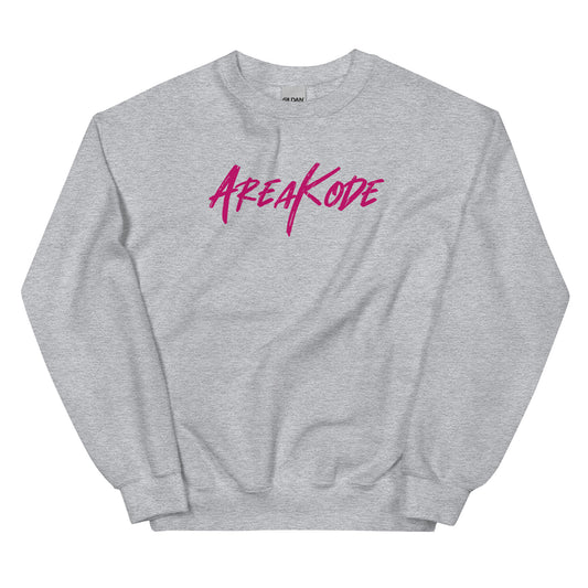 AreaKode - Unisex Crewneck (fuchsia)