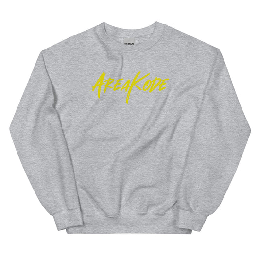 AreaKode - Unisex Crewneck (yellow)