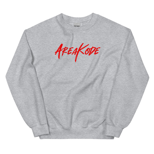AreaKode - Unisex Crewneck (red)
