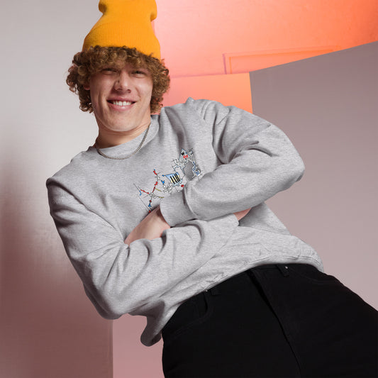 Houston Map Crewneck (unisex)