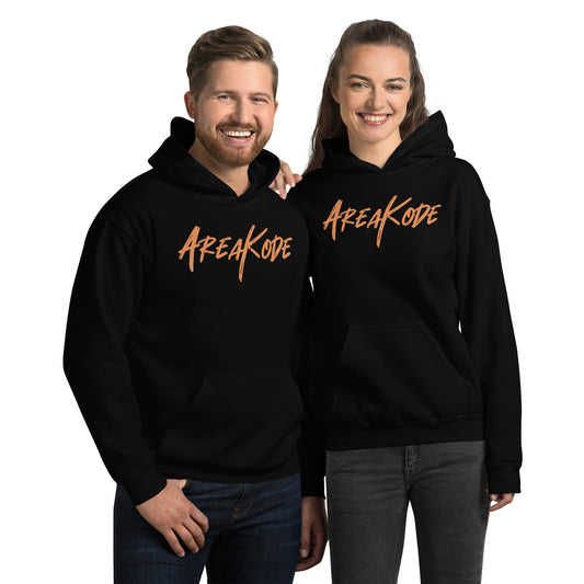 AreaKode Unisex Hoodie (orange)