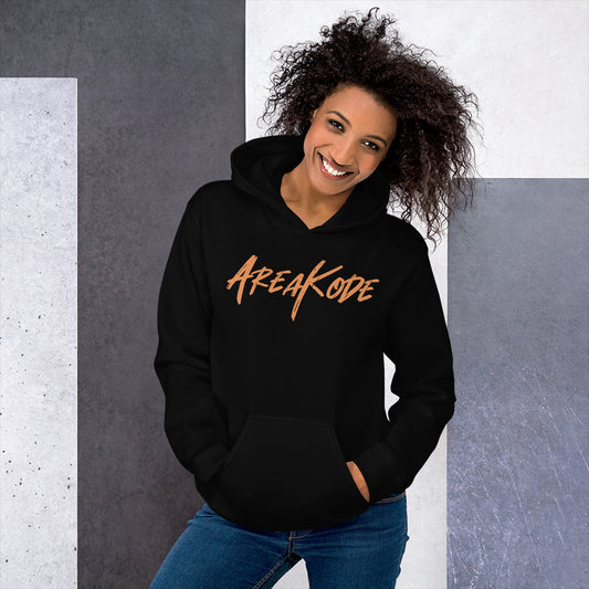 AreaKode Unisex Hoodie (orange)
