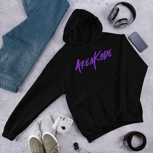 AreaKode Unisex Hoodie (purple)