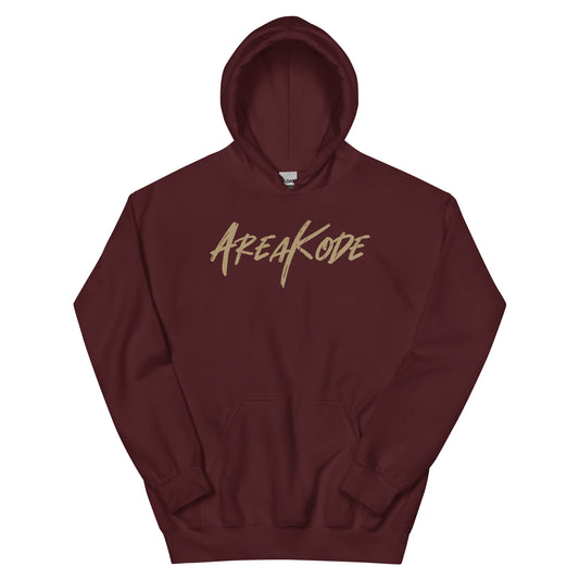 AreaKode Unisex Hoodie (gold)