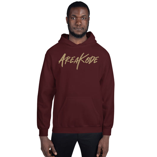AreaKode Unisex Hoodie (gold)