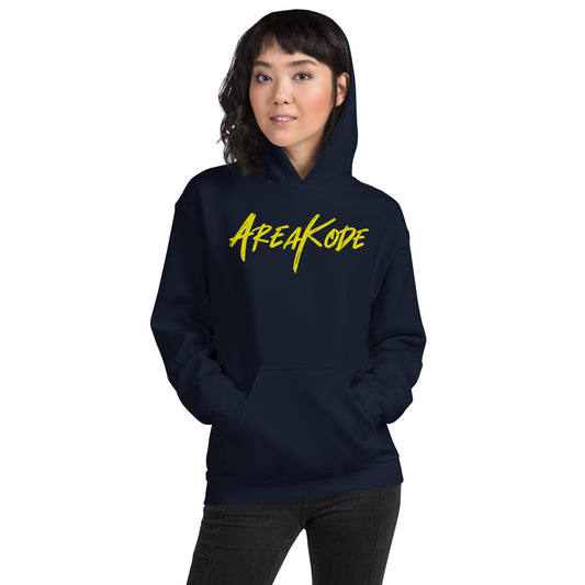 AreaKode Unisex Hoodie (yellow)