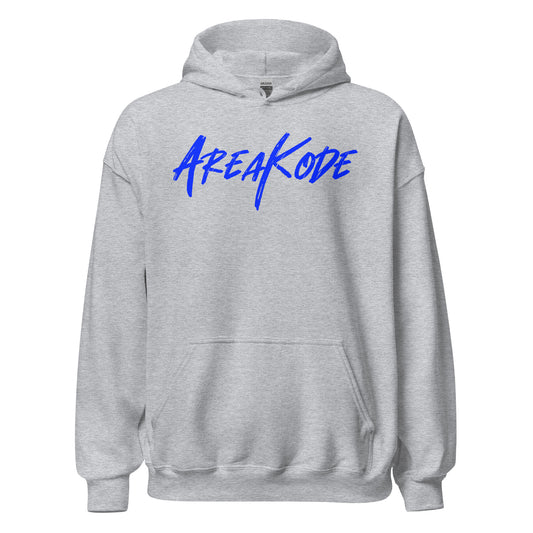 AreaKode Unisex Hoodie (blue)