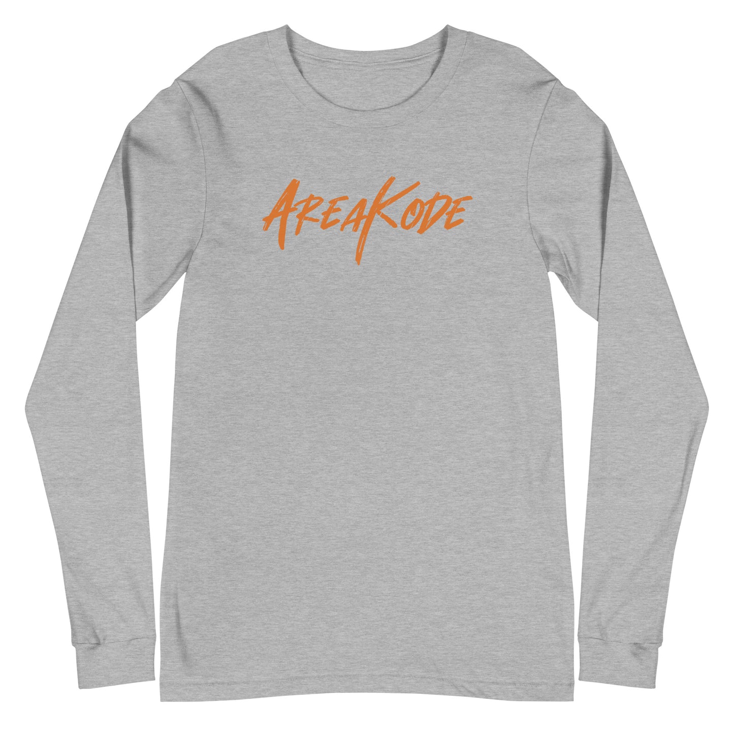 AreaKode| Unisex Long Sleeve (orange)