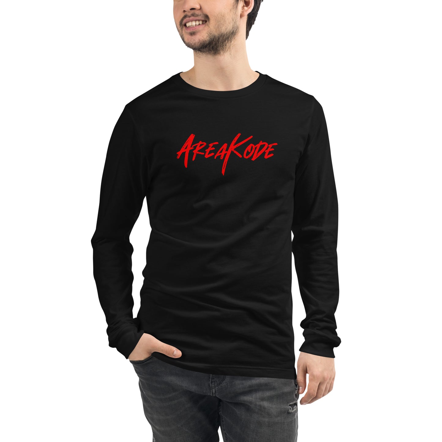 AreaKode - Unisex Long Sleeve (red)