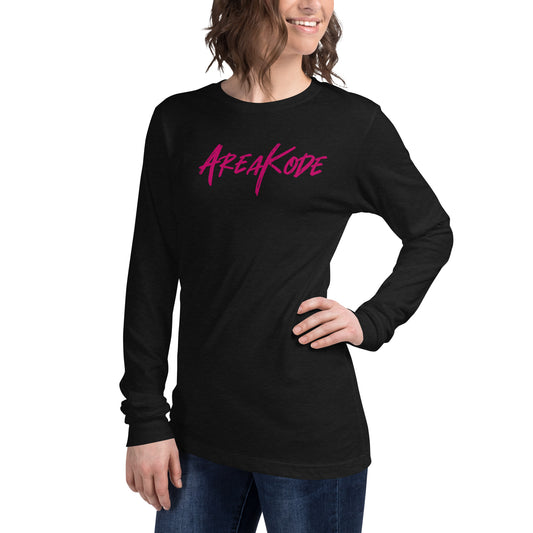 AreaKode - Unisex Long Sleeve (fuchsia)