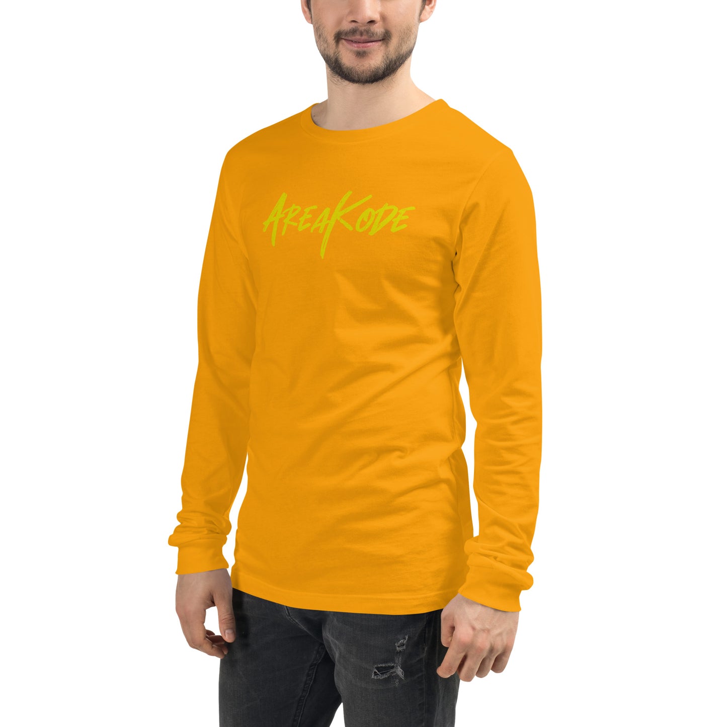 AreaKode - Unisex Long Sleeve (yellow)