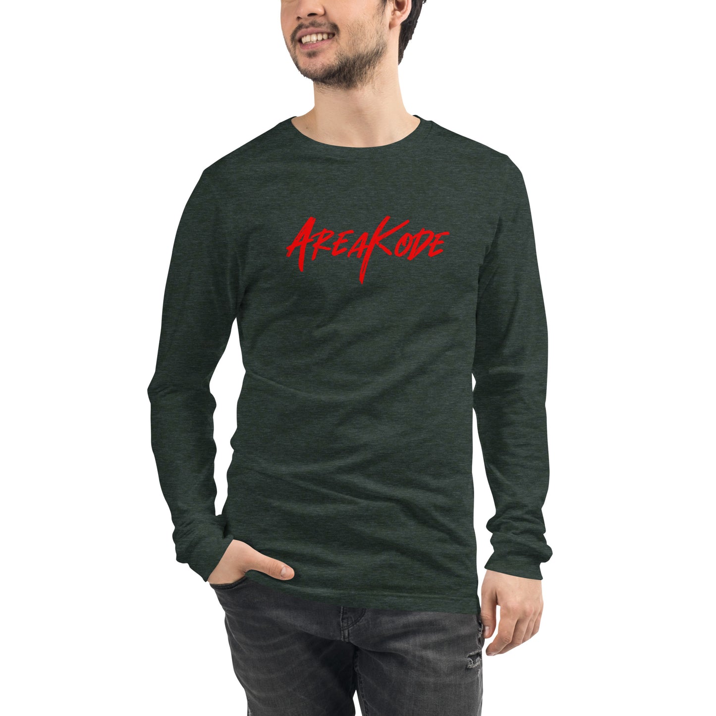 AreaKode - Unisex Long Sleeve (red)