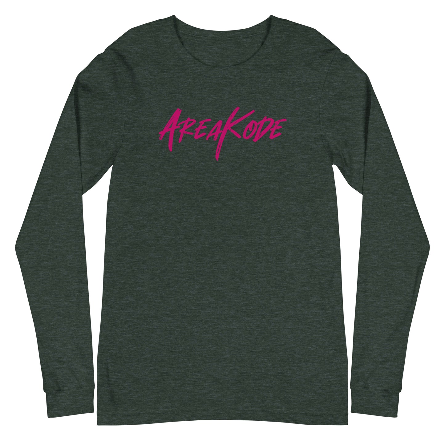 AreaKode - Unisex Long Sleeve (fuchsia)