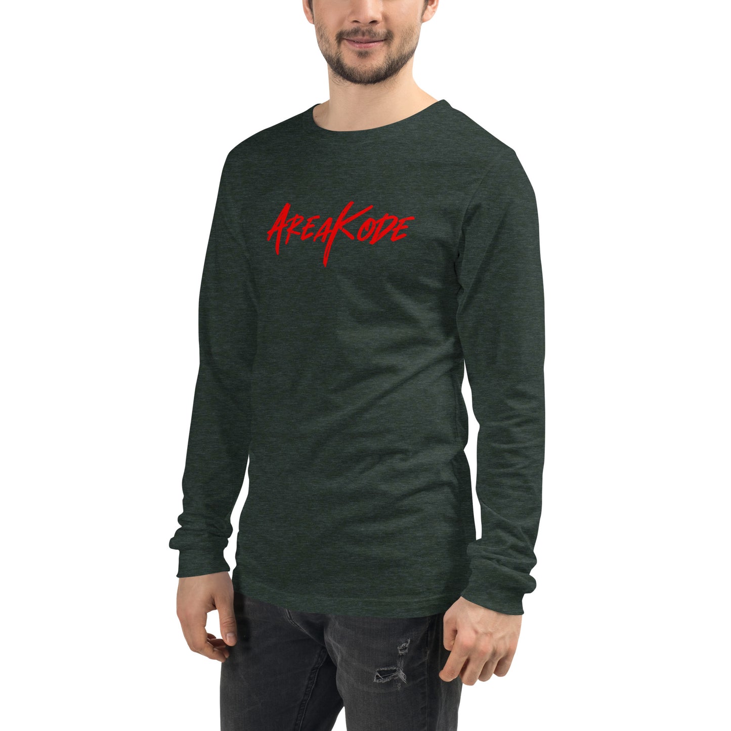 AreaKode - Unisex Long Sleeve (red)