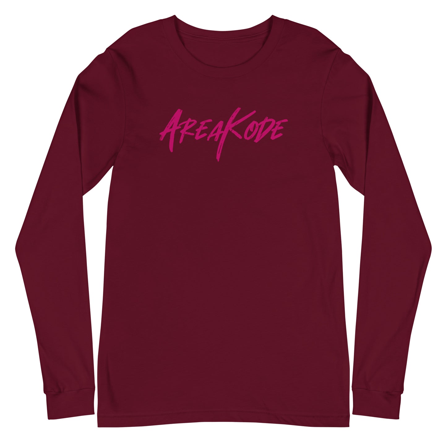 AreaKode - Unisex Long Sleeve (fuchsia)